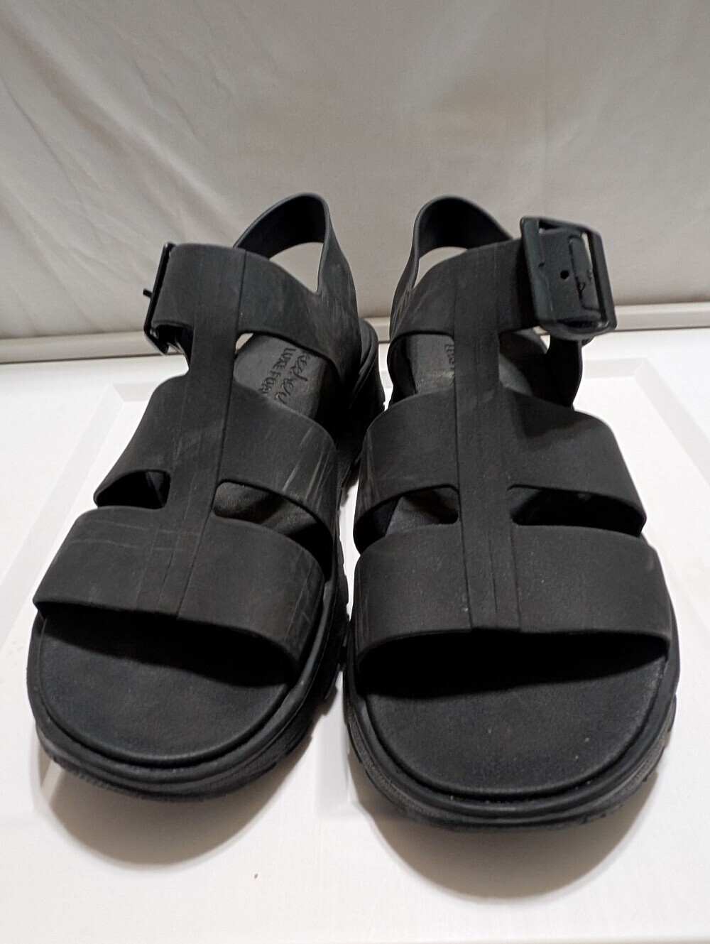 Skechers Foamies Womens Shoes Footsteps Back To Basic Sandals Black Size 8